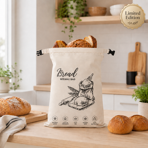 Beeswax Bread Bag | Fresher Bread | 100% Cotton